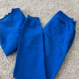 Mandala Blue Scrub Set XXS-Tall